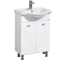 Тумба с раковиной белый глянец 60,5 см Акватон Лиана 1A1631K0LL010