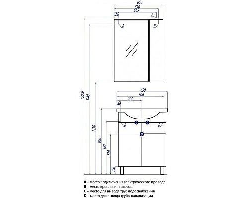 Santeh-Crystal.ru: Комплект мебели белый глянец 66 см Акватон Лиана 1A165801LL010 + 1WH109651 + 1A166202LL01R Заказать Комплект мебели белый глянец 66 см Акватон Лиана 1A165801LL010 + 1WH109651 + 1A166202LL01R в магазине сантехники Santeh-Crystal.ru