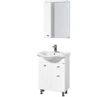 Комплект мебели белый глянец 66 см Акватон Лиана 1A165801LL010 + 1WH109651 + 1A166202LL01L