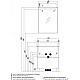 Купить Комплект мебели белый 70 см Акватон Америна 1A169301AM010 + 1WH302083 + 1A135302AM01R в магазине сантехники Santeh-Crystal.ru