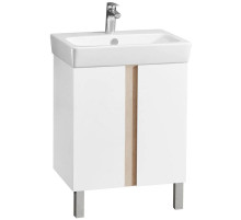 Тумба с раковиной дуб верона/белый глянец 60 см Акватон Кантри 1A2574K0AHB20