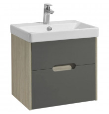 Тумба с раковиной грей/дуб ойстер 55 см Акватон Оливия 1A2542K0OLUG0