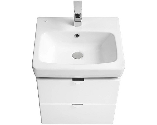 Заказать Комплект мебели белый глянец/серый кашемир 60 см Акватон Скай 1A238201SY010 + 1WH302186 + 1A238402SY010 в магазине сантехники Santeh-Crystal.ru