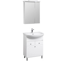 Комплект мебели белый глянец 66,5 см Акватон Норма 1A054901NO010 + 1WH110174 + 1A002102NO010