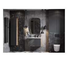 Комплект мебели графит софт/дуб веллингтон 75 см Акватон Сохо 1A258101AJA00 + 1WH501619 + 1A258302AJA0R