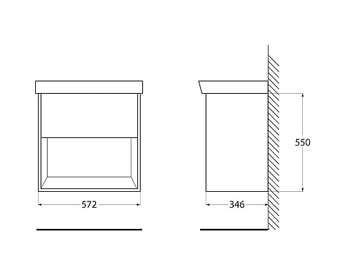 Santeh-Crystal.ru: Тумба Rovere Scuro 57,2 см BelBagno Neon NEON-600-1C-SO-RS Приобрести Тумба Rovere Scuro 57,2 см BelBagno Neon NEON-600-1C-SO-RS в магазине сантехники Santeh-Crystal.ru