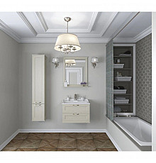 Комплект мебели дуб бежевый 65,3 см Акватон Леон 1A187001LBPR0 + 1A708731FB010 + 1A187102LBPR0