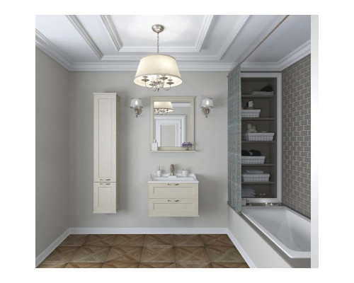 Приобрести Комплект мебели дуб бежевый 65,3 см Акватон Леон 1A187001LBPR0 + 1A708731FB010 + 1A187102LBPR0 в магазине сантехники Santeh-Crystal.ru