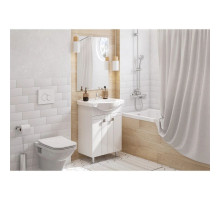 Комплект мебели белый глянец 60,5 см Акватон Фиджи 1A179601FG010 + 1WH110268 + 1A179502FG010