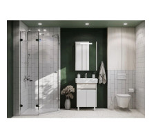 Комплект мебели белый глянец/ясень фабрик 60 см Акватон Верди 1A207701VDAV0 + 1WH302186 + 1A206902VDAV0