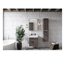 Комплект мебели дуб макиато 60 см Акватон Сильва 1A211801SIW50 + 1WH302186 + 1A216202SIW50