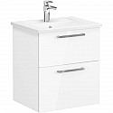 Тумба с раковиной белый глянец 60 см VitrA Root 66294 Тумба с раковиной белый глянец 60 см VitrA Root 66294