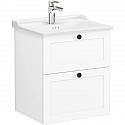 Тумба с раковиной белый матовый 60,5 см Vitra Root Classic 68848 Тумба с раковиной белый матовый 60,5 см Vitra Root Classic 68848