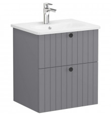 Тумба с раковиной серый матовый 60,5 см Vitra Root Groove 69417