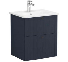 Тумба с раковиной темно-синий матовый 60,5 см Vitra Root Groove 69420