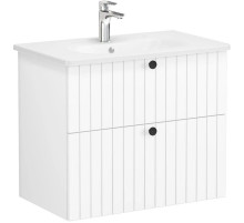 Тумба с раковиной белый матовый 80,5 см Vitra Root Groove 69436