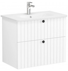 Тумба с раковиной белый матовый 80,5 см Vitra Root Groove 69436