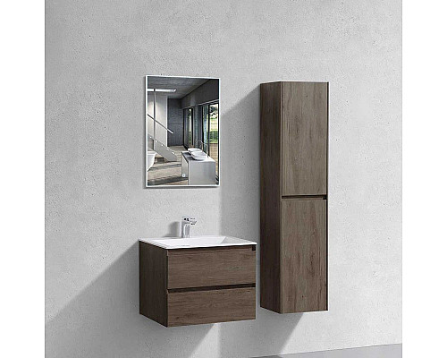 Santeh-Crystal.ru: Тумба с раковиной темный дуб 60 см Vincea Luka VMC-2L600RO + VCB-13600W Купить Тумба с раковиной темный дуб 60 см Vincea Luka VMC-2L600RO + VCB-13600W в магазине сантехники Santeh-Crystal.ru