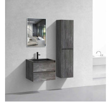 Комплект мебели серый камень 60 см Vincea Luka VMC-2L600GS + VCB-13600B + VLM-2J600