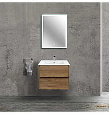 Комплект мебели натуральный дуб 61,5 см Vincea Gio VMC-2G600TO + VBS-13960 + VLM-2B600