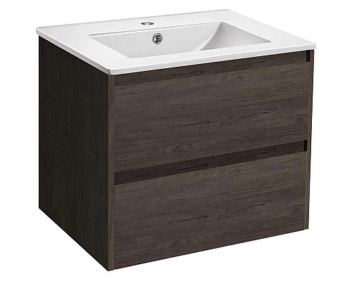 Santeh-Crystal.ru: Тумба с раковиной темный дуб 61,5 см Vincea Gio VMC-2G600RO + VBS-13960 Заказать Тумба с раковиной темный дуб 61,5 см Vincea Gio VMC-2G600RO + VBS-13960 в магазине сантехники Santeh-Crystal.ru