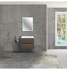 Комплект мебели темный дуб 61,5 см Vincea Gio VMC-2G600RO + VBS-13960 + VLM-2B600