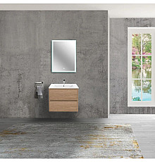 Комплект мебели натуральный дуб 61,5 см Vincea Gio VMC-2G600NO + VBS-13960 + VLM-2B600