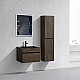 Купить Тумба с раковиной темный дуб 60 см Vincea Chiara VMC-2C600RO + VCB-13600B в магазине сантехники Santeh-Crystal.ru