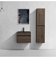 Комплект мебели темный дуб 60 см Vincea Chiara VMC-2C600RO + VCB-13600B + VLM-3VN600