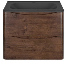 Тумба с раковиной темный дуб 59,4 см Vincea Paola VMC-2P600RW + VCB-2VP600B