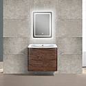 Комплект мебели темный дуб 59,4 см Vincea Paola VMC-2P600RW + VCB-2VP600W + VLM-2D550 Комплект мебели темный дуб 59,4 см Vincea Paola VMC-2P600RW + VCB-2VP600W + VLM-2D550