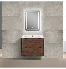 Комплект мебели темный дуб 59,4 см Vincea Paola VMC-2P600RW + VCB-2VP600W + VLM-2D550