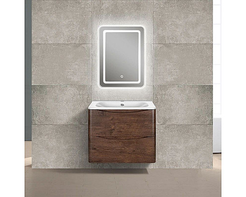Заказать Комплект мебели темный дуб 59,4 см Vincea Paola VMC-2P600RW + VCB-2VP600W + VLM-2D550 в магазине сантехники Santeh-Crystal.ru