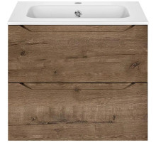 Тумба с раковиной дуб винтаж 61 см Vincea Norma VMC-2N600VO + VCB-2N600W