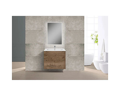 Заказать Комплект мебели дуб винтаж 61 см Vincea Norma VMC-2N600VO + VCB-2N600W + VLM-2J600 в магазине сантехники Santeh-Crystal.ru