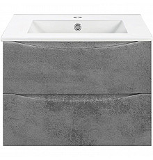 Тумба с раковиной бетон 71,5 см Vincea Mia VMC-2MC700BT + VBS-13970