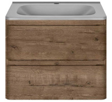 Тумба с раковиной дуб винтаж 59,4 см Vincea Vico VMC-2V600VO + VCB-2VP600G
