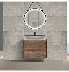 Комплект мебели дуб винтаж 59,4 см Vincea Vico VMC-2V600VO + VCB-2VP600G + VLM-2N600+