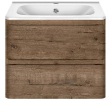 Тумба с раковиной дуб винтаж 59,4 см Vincea Vico VMC-2V600VO + VCB-2VP600W