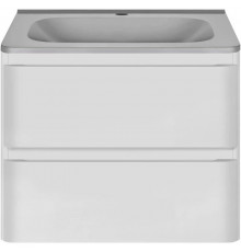 Тумба с раковиной белый глянец 59,4 см Vincea Vico VMC-2V600GW + VCB-2VP600G