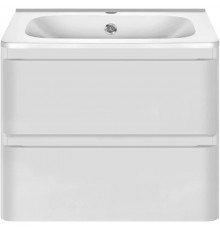 Тумба с раковиной белый глянец 59,4 см Vincea Vico VMC-2V600GW + VCB-2VP600W