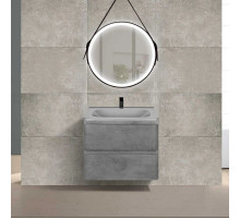 Комплект мебели бетон 59,4 см Vincea Vico VMC-2V600BT + VCB-2VP600G + VLM-2N600+