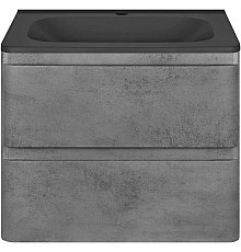 Тумба с раковиной бетон 59,4 см Vincea Vico VMC-2V600BT + VCB-2VP600B