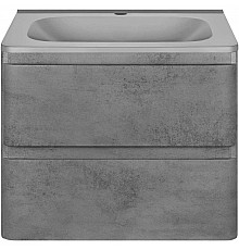 Тумба с раковиной бетон 59,4 см Vincea Vico VMC-2V600BT + VCB-2VP600G