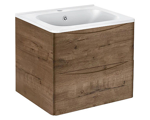 Santeh-Crystal.ru: Тумба с раковиной дуб винтаж 59,4 см Vincea Paola VMC-2P600VO + VCB-2VP600W Купить Тумба с раковиной дуб винтаж 59,4 см Vincea Paola VMC-2P600VO + VCB-2VP600W в магазине сантехники Santeh-Crystal.ru