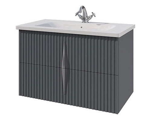 Приобрести Тумба графит матовый 75 см Caprigo Novara 35916-TP810 в магазине сантехники Santeh-Crystal.ru