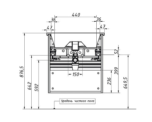 Купить Тумба дуб сомеро 57,8 см Caprigo Seattle 34715-Дуб Сомеро в магазине сантехники Santeh-Crystal.ru