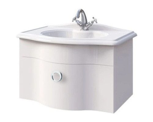 Купить Тумба белый матовый 65 см Caprigo Nokturn 1311-TP811 в магазине сантехники Santeh-Crystal.ru