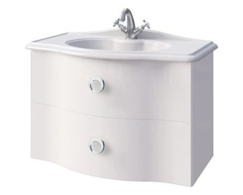 Приобрести Тумба белый матовый 75 см Caprigo Nokturn 1318-TP811 в магазине сантехники Santeh-Crystal.ru