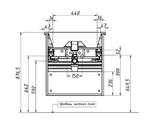Заказать Тумба дуб кантри 57,8 см Caprigo Seattle 34715-Дуб кантри в магазине сантехники Santeh-Crystal.ru